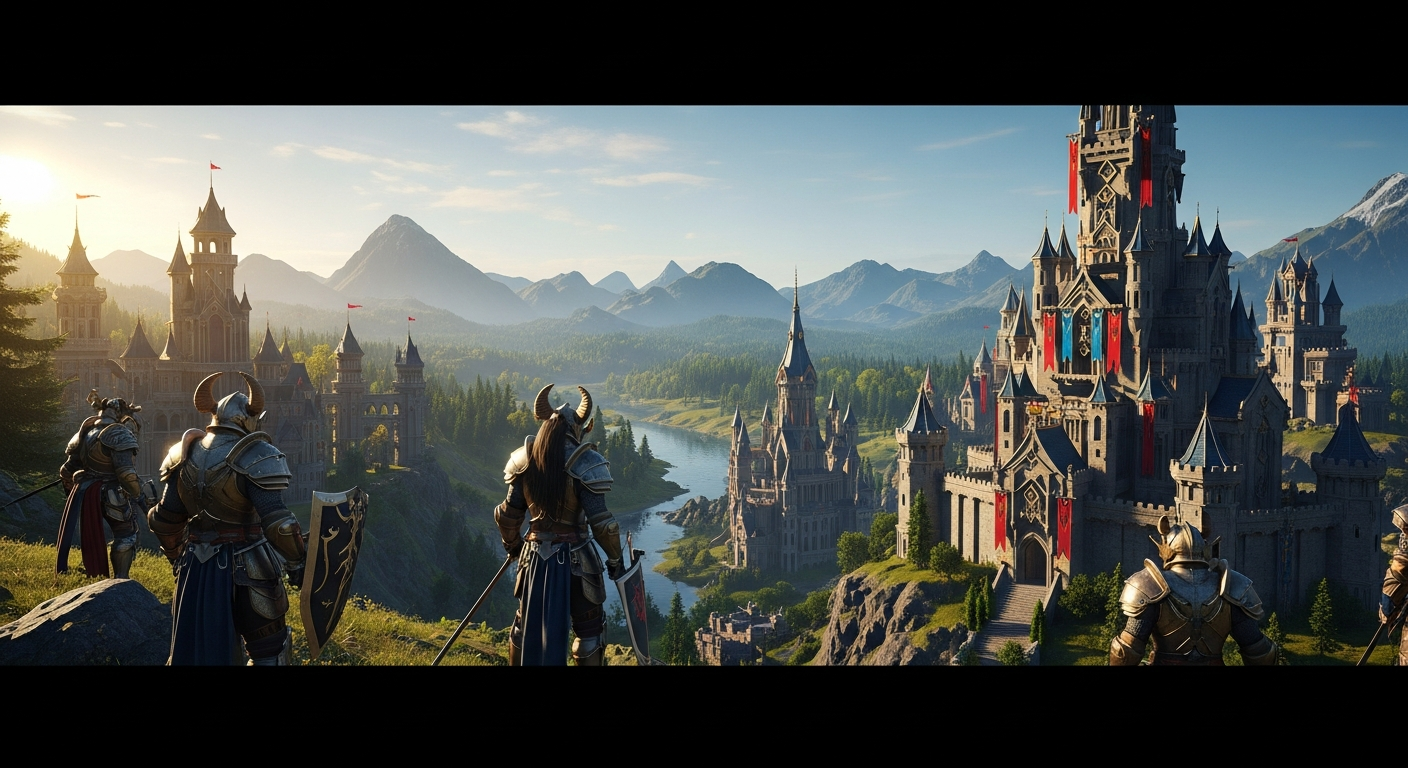 Roblox Style Fantasy RPG World in Alife Virtual
