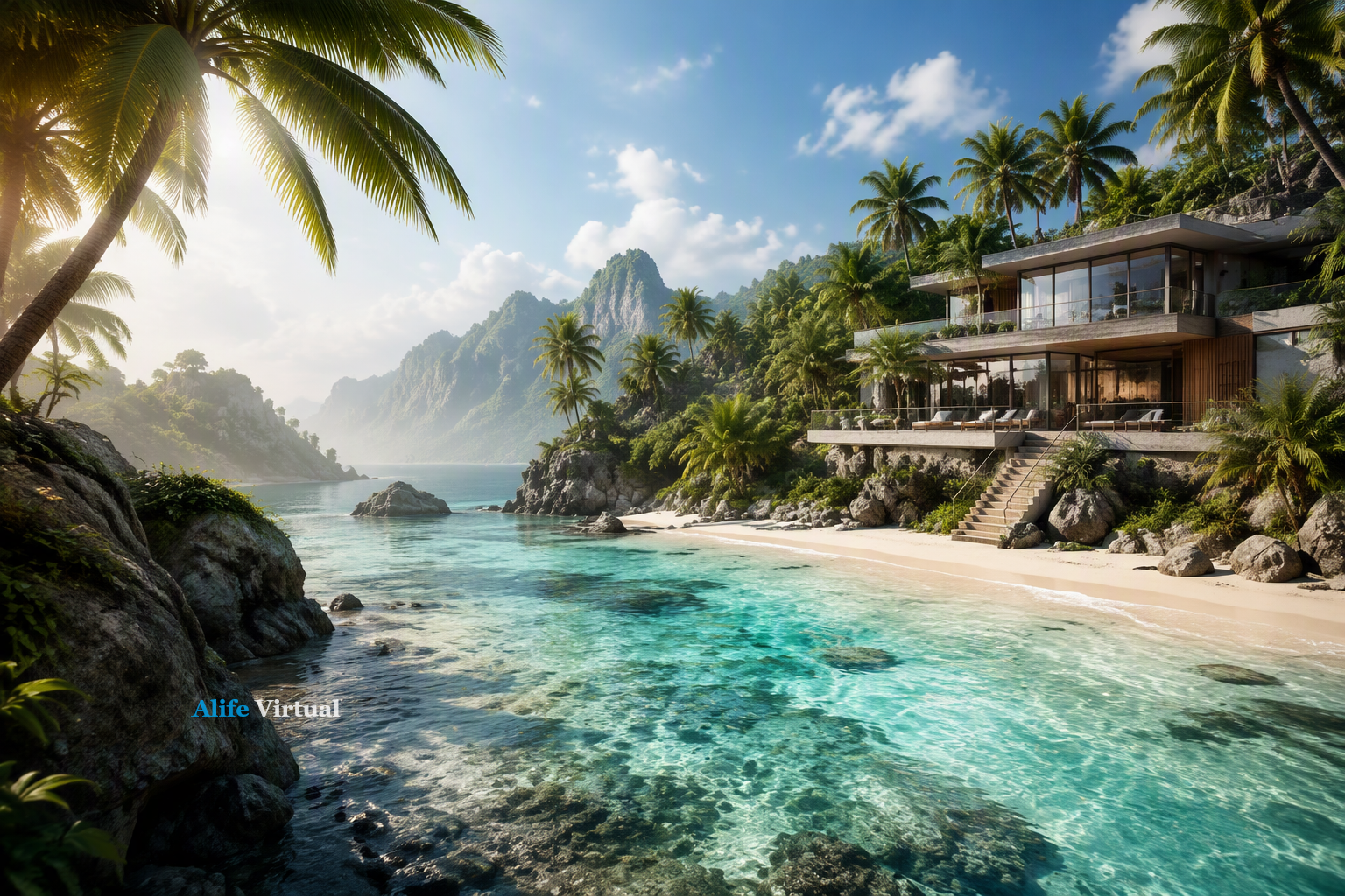 The Sims Style Luxury Mansion Estate in Alife Virtual