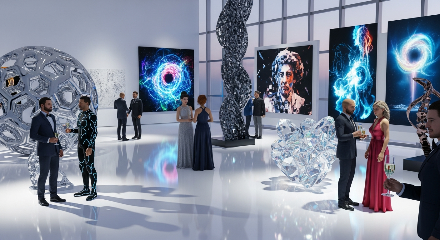 Virtual Art Gallery Opening in Alife Virtual