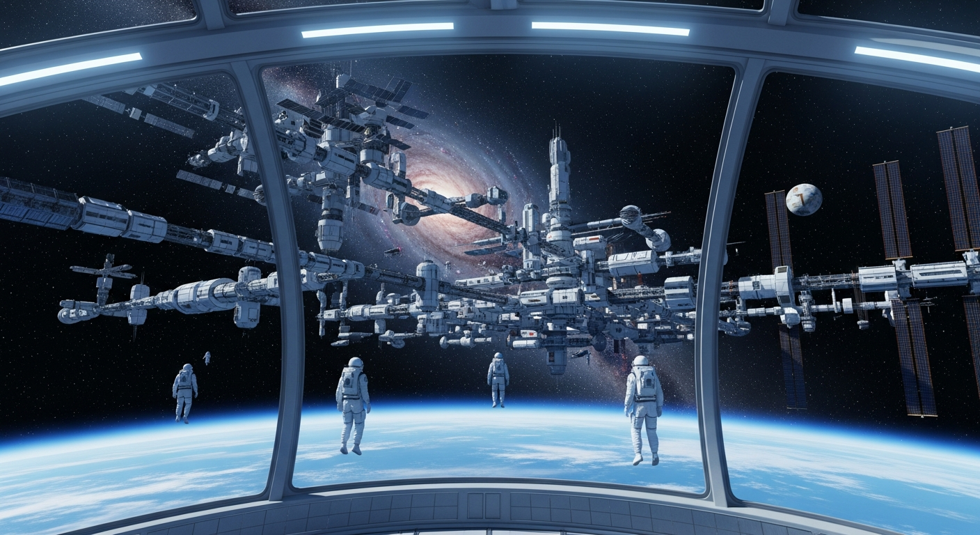Space Station Observation Deck in Alife Virtual