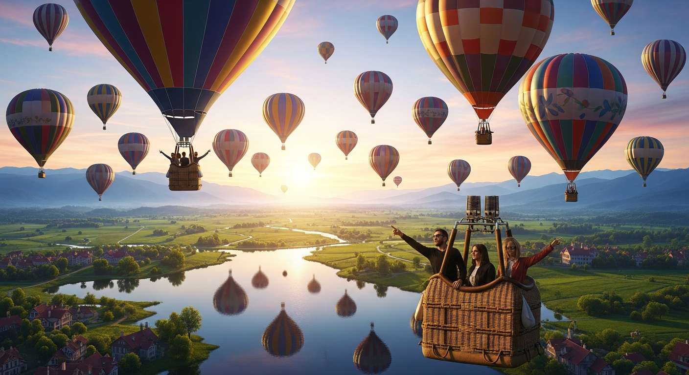 Hot Air Balloon Festival in Alife Virtual