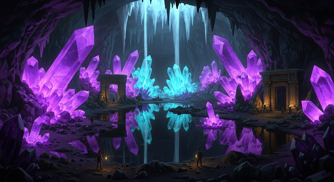Crystal Cave Exploration in Alife Virtual