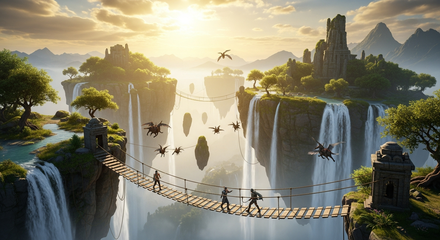 Floating Sky Islands in Alife Virtual