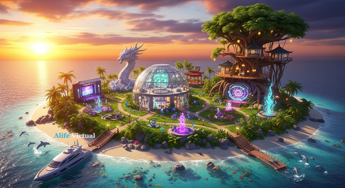 Private Islands from $10/mo Oasis in Alife Virtual