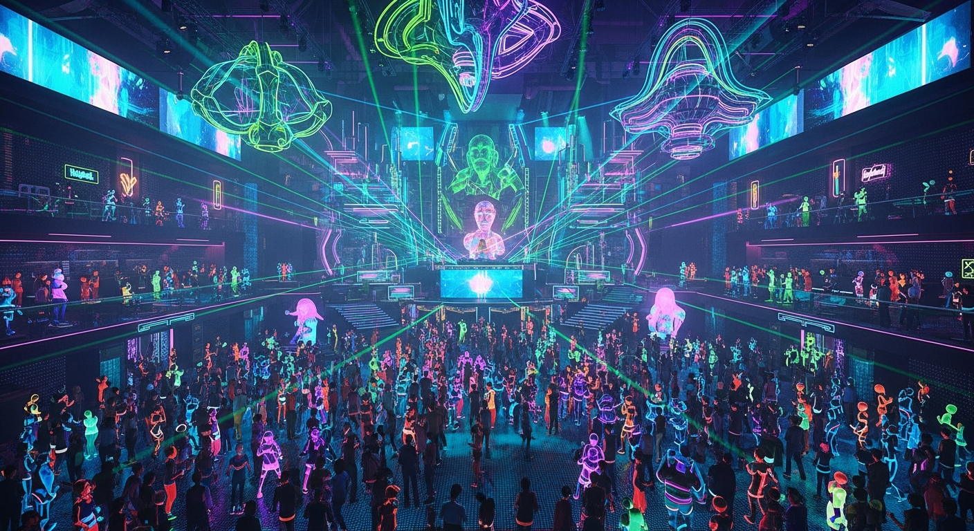 Neon Pulse Social Club in Alife Virtual