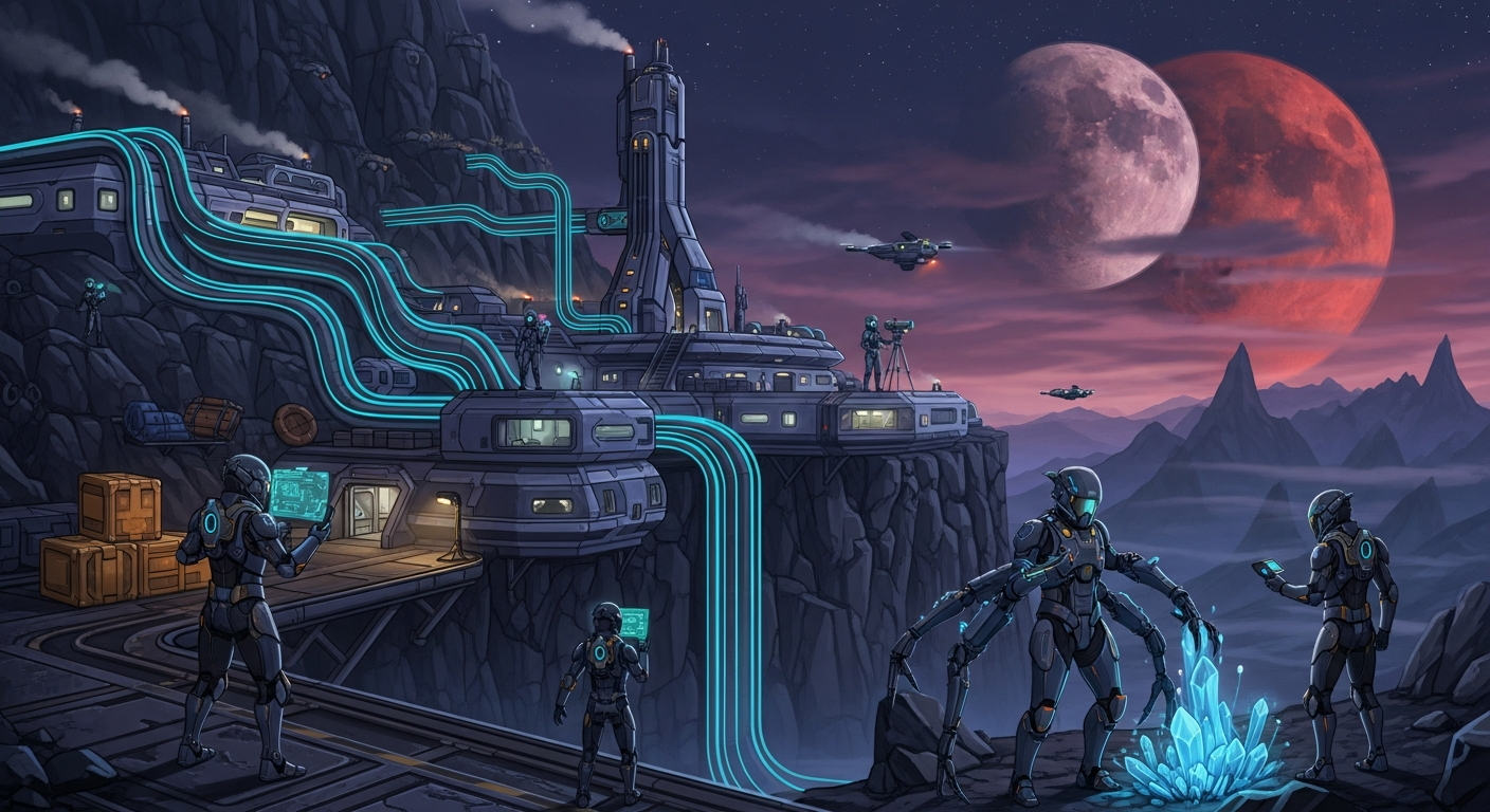 Sci-Fi Adventure Outpost in Alife Virtual