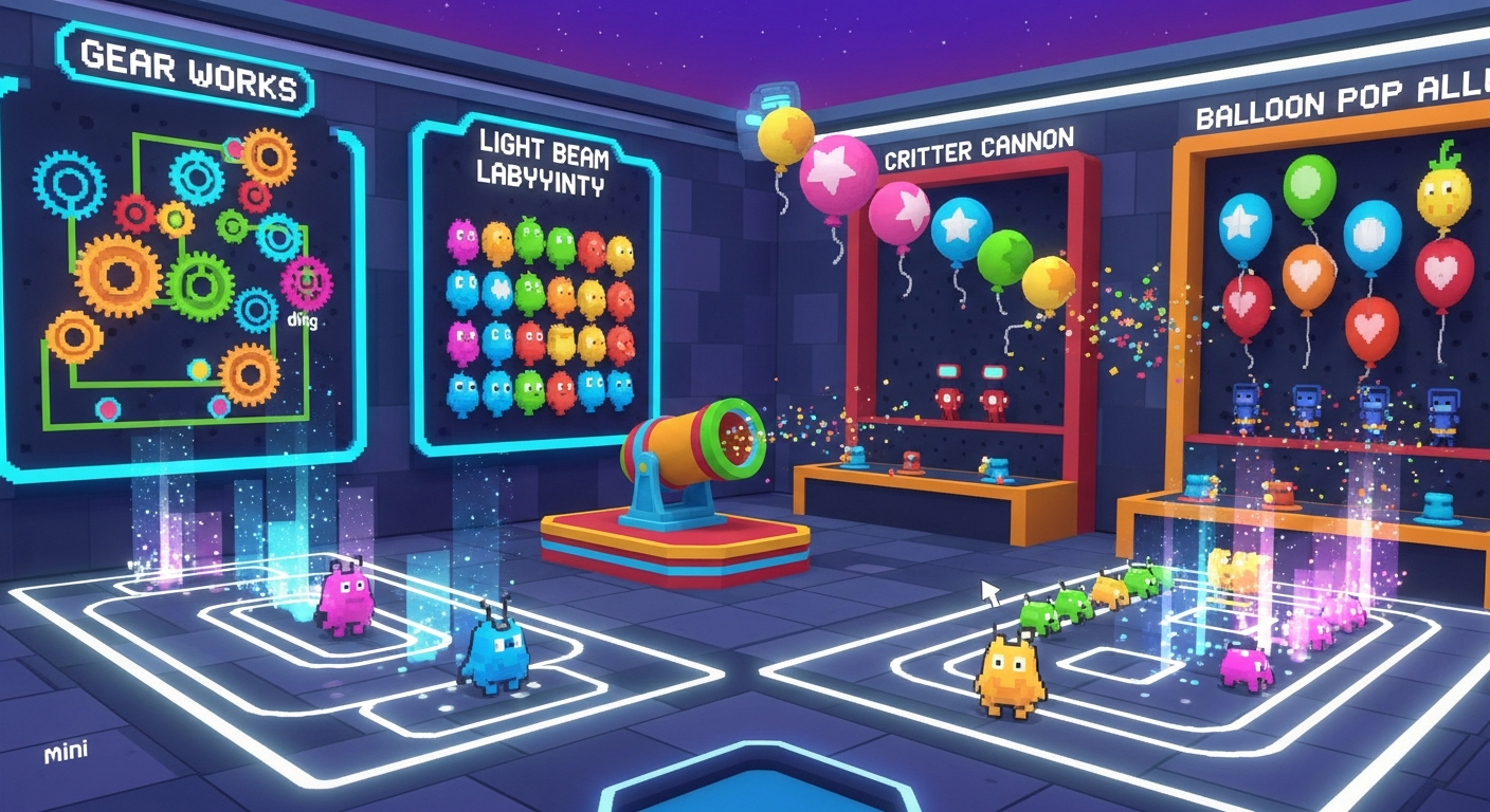 Interactive Game & Puzzle Zone in Alife Virtual