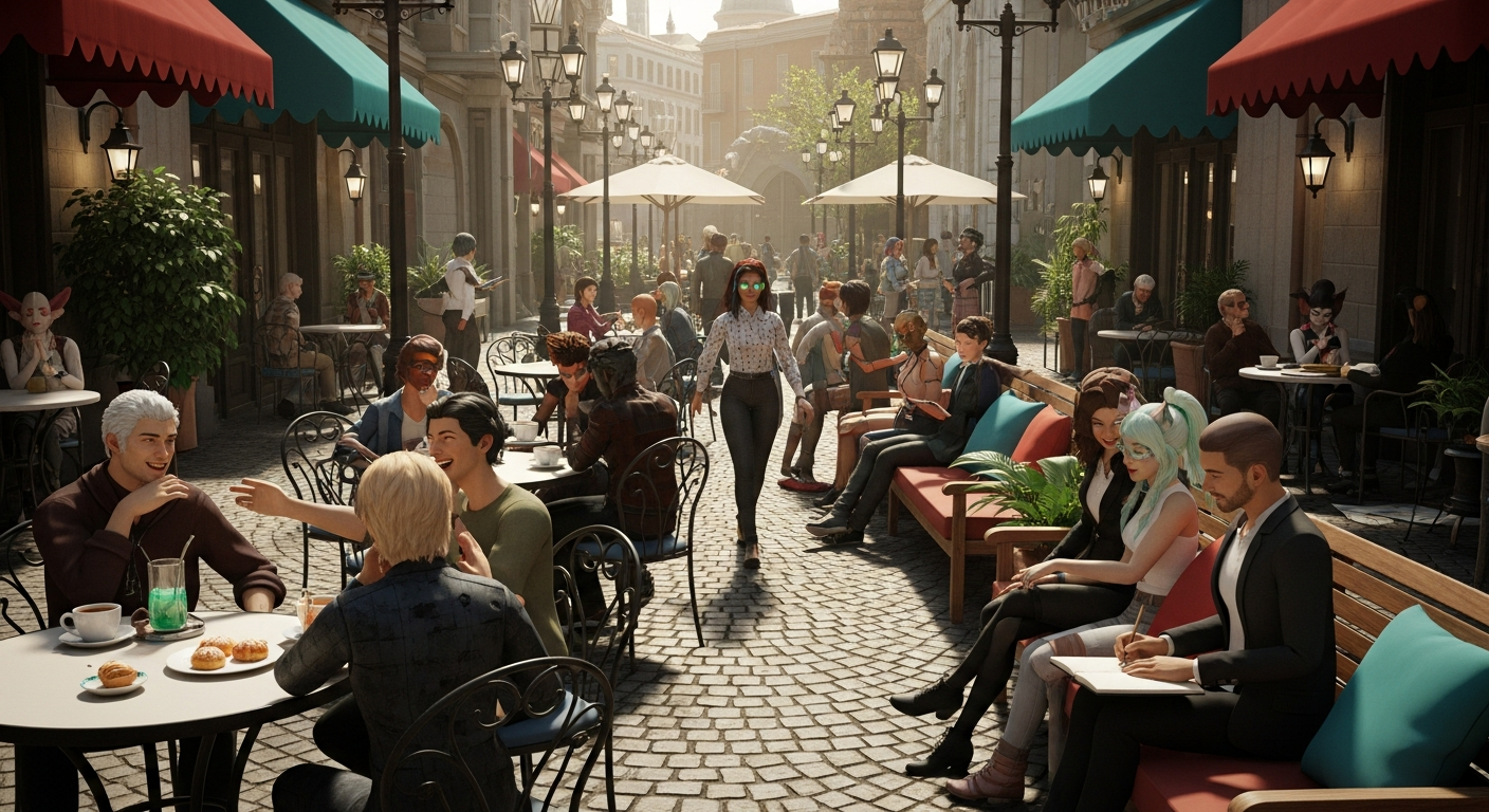 Global Community Hangout in Alife Virtual