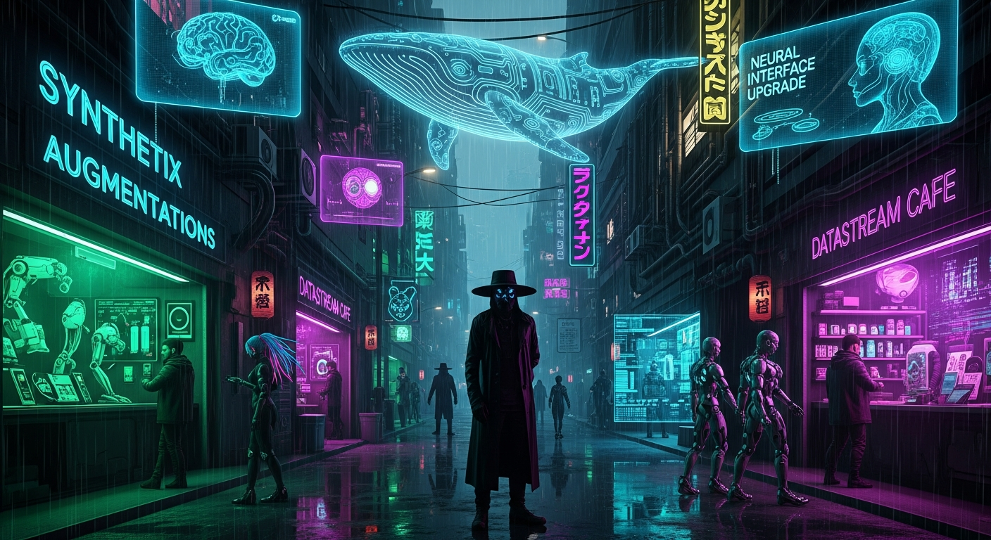 Cyberpunk Neon Underworld in Alife Virtual