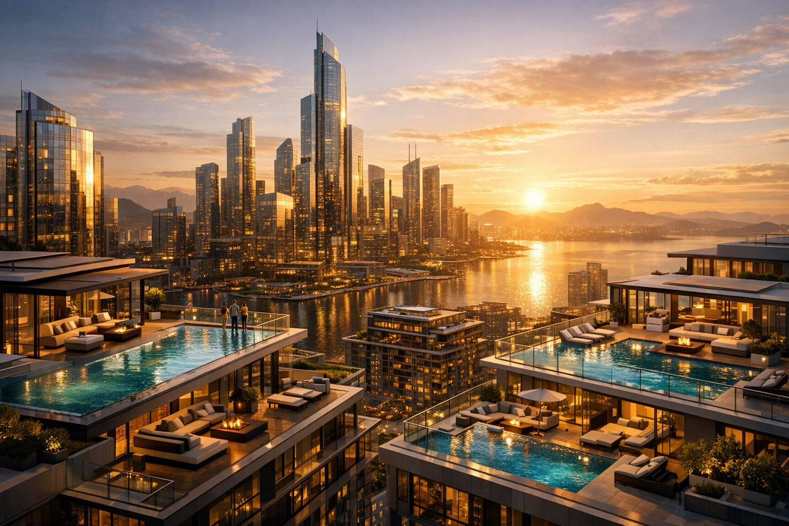 Virtual World Luxury Penthouse District in Alife Virtual