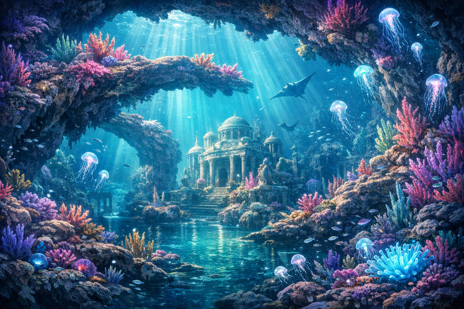 Virtual World Underwater Kingdom in Alife Virtual
