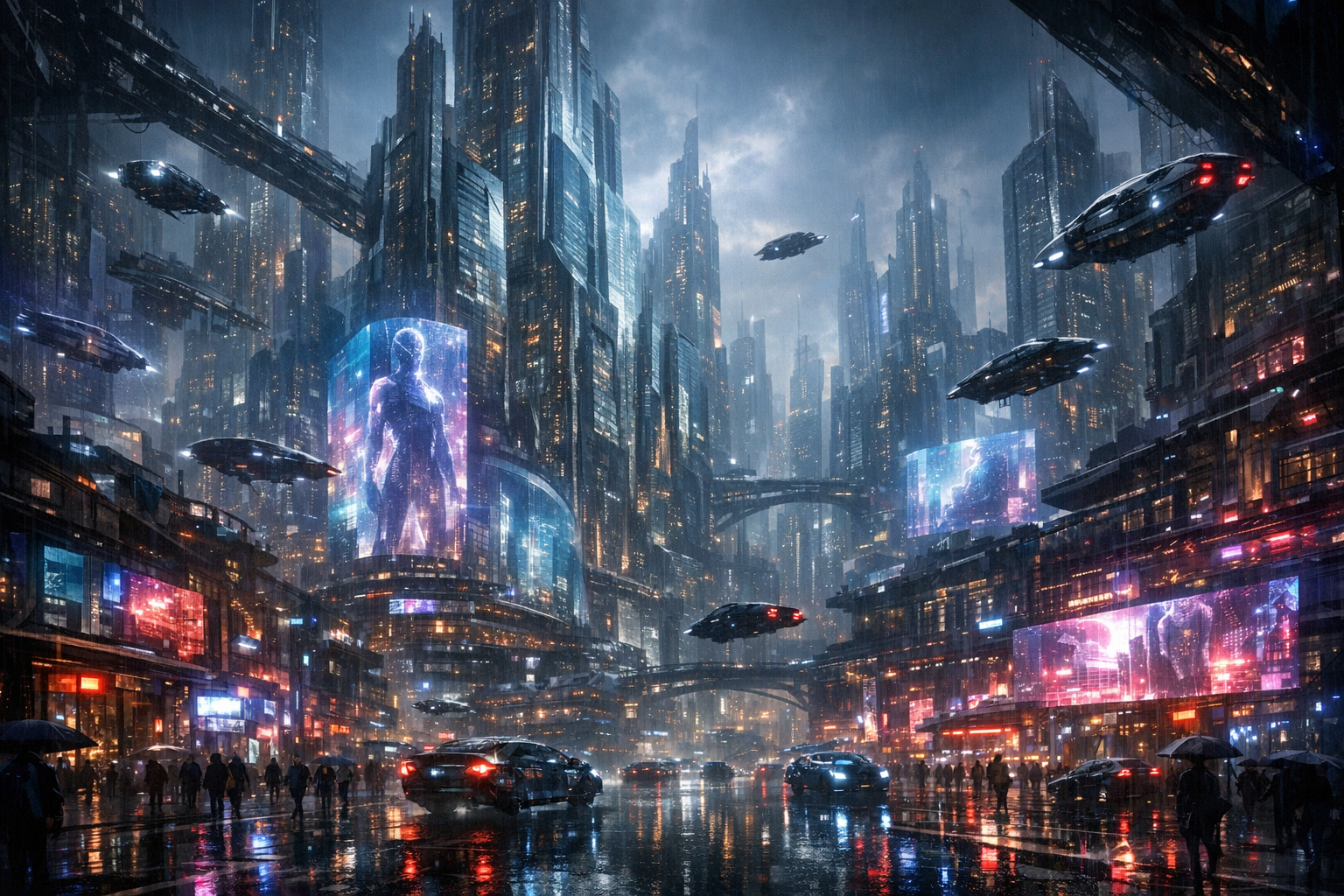 Virtual World Sci-Fi Megacity in Alife Virtual