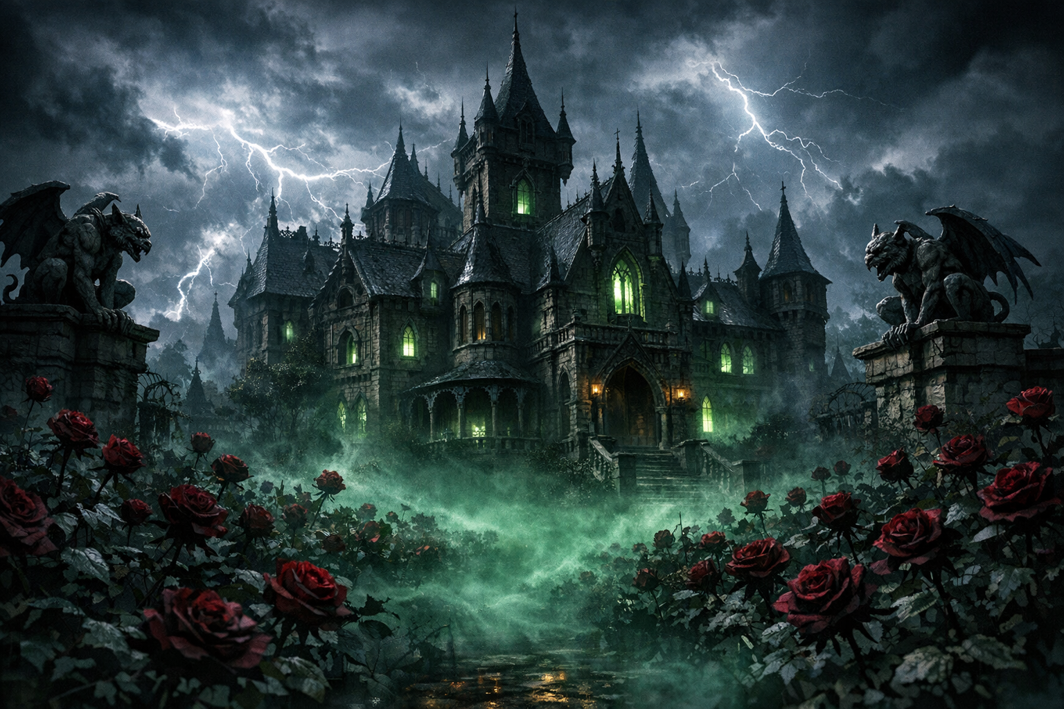 Virtual World Haunted Gothic Mansion in Alife Virtual