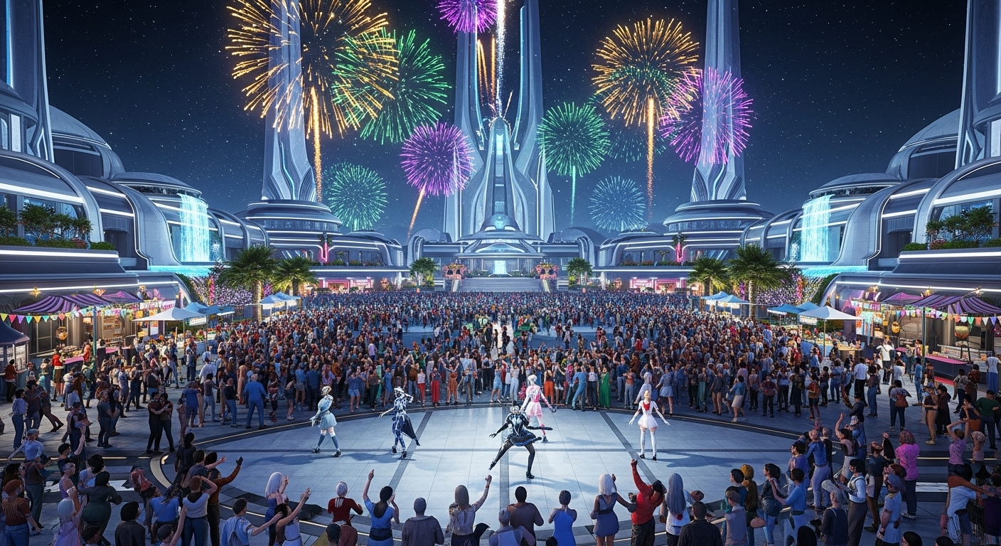 Community Festival Celebration in Alife Virtual