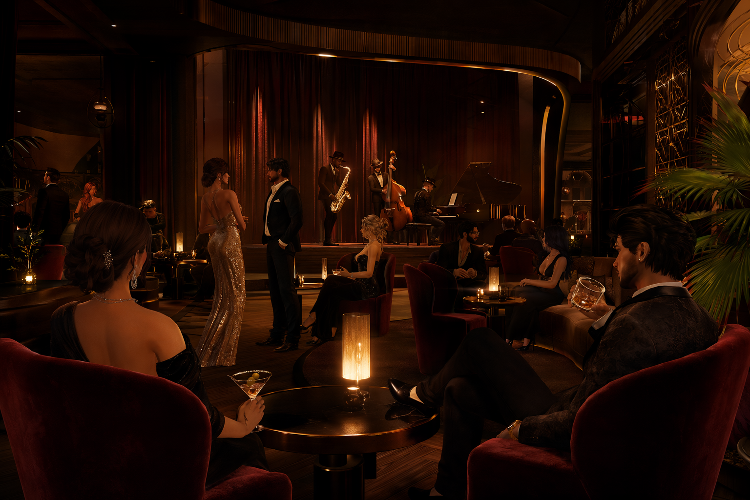 Second Life Style Adult Lounge in Alife Virtual
