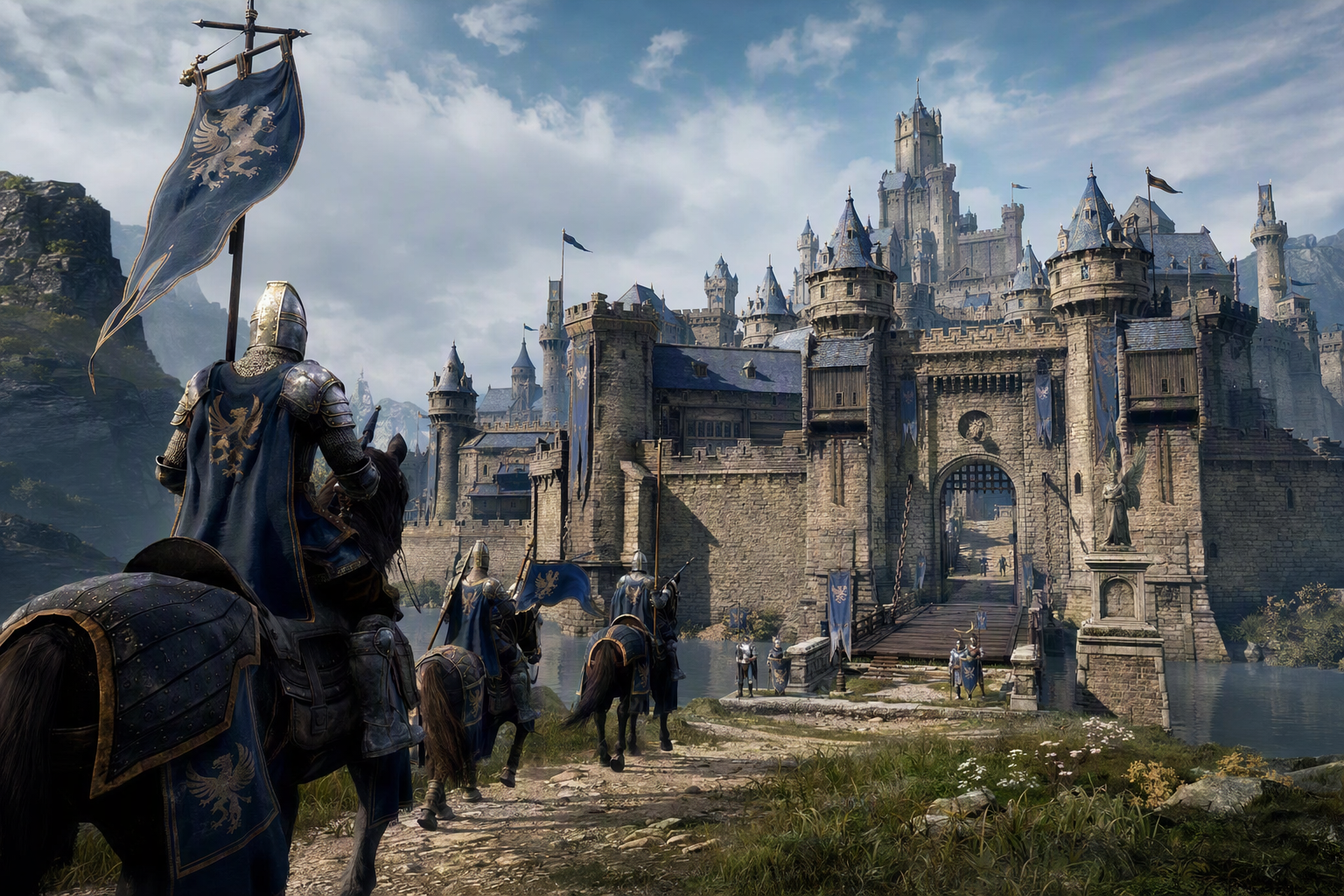 Second Life Style Roleplay Medieval Castle in Alife Virtual