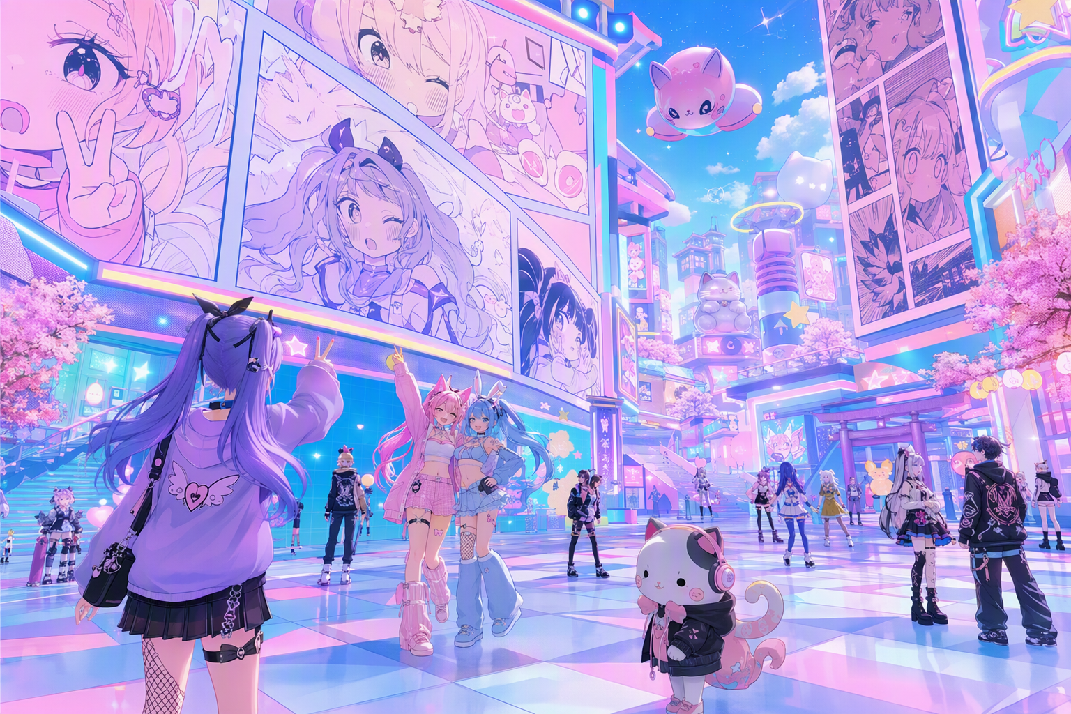 IMVU Style Anime Inspired Sim in Alife Virtual