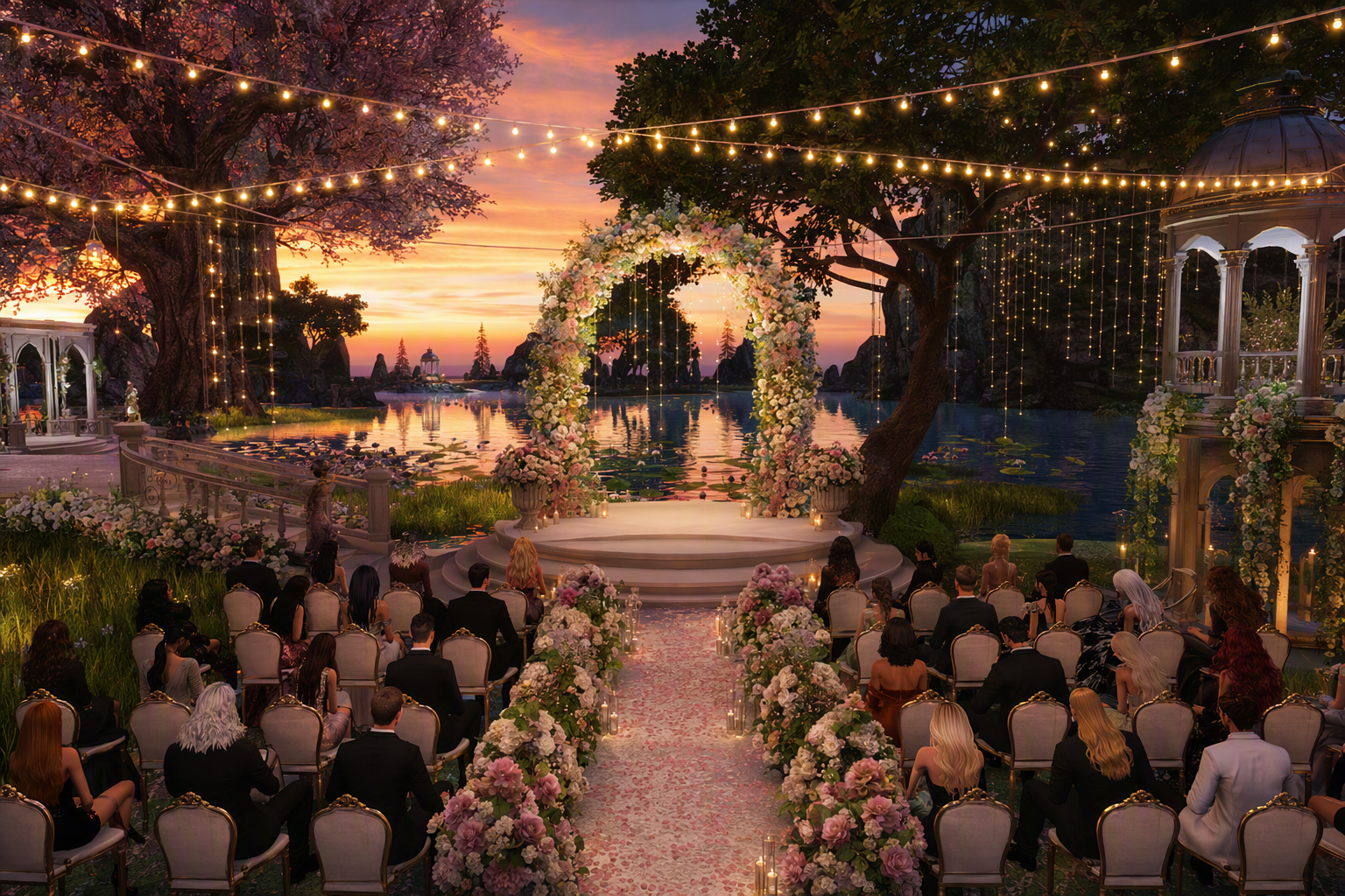 IMVU Style Virtual Wedding Venue in Alife Virtual