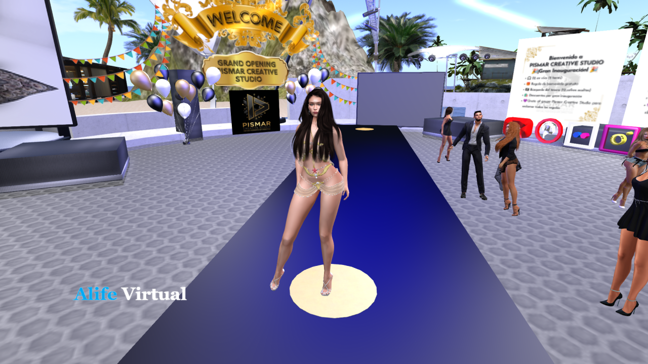Fashion runway show in Alife Virtual