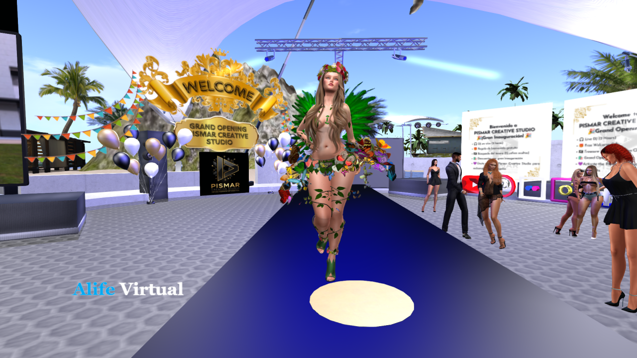 Fashion runway show in Alife Virtual