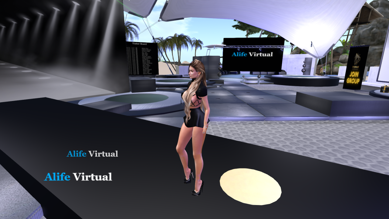 Fashion runway show in Alife Virtual