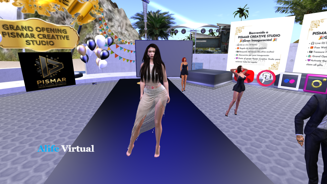 Fashion runway show in Alife Virtual