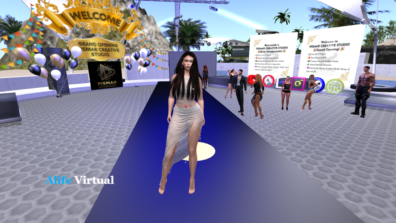 Fashion runway show in Alife Virtual