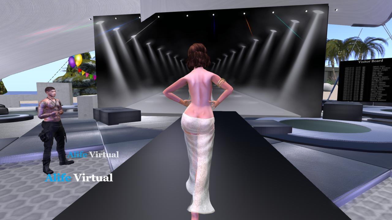 Fashion runway show in Alife Virtual