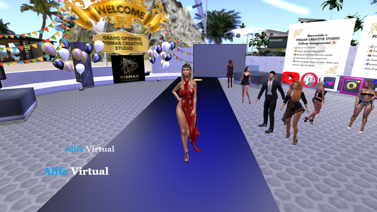 Fashion runway show in Alife Virtual