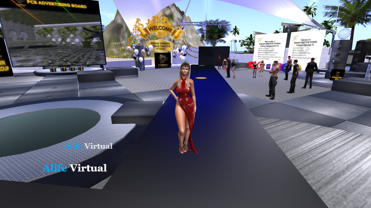 Fashion runway show in Alife Virtual