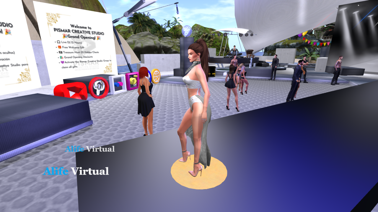Fashion runway show in Alife Virtual