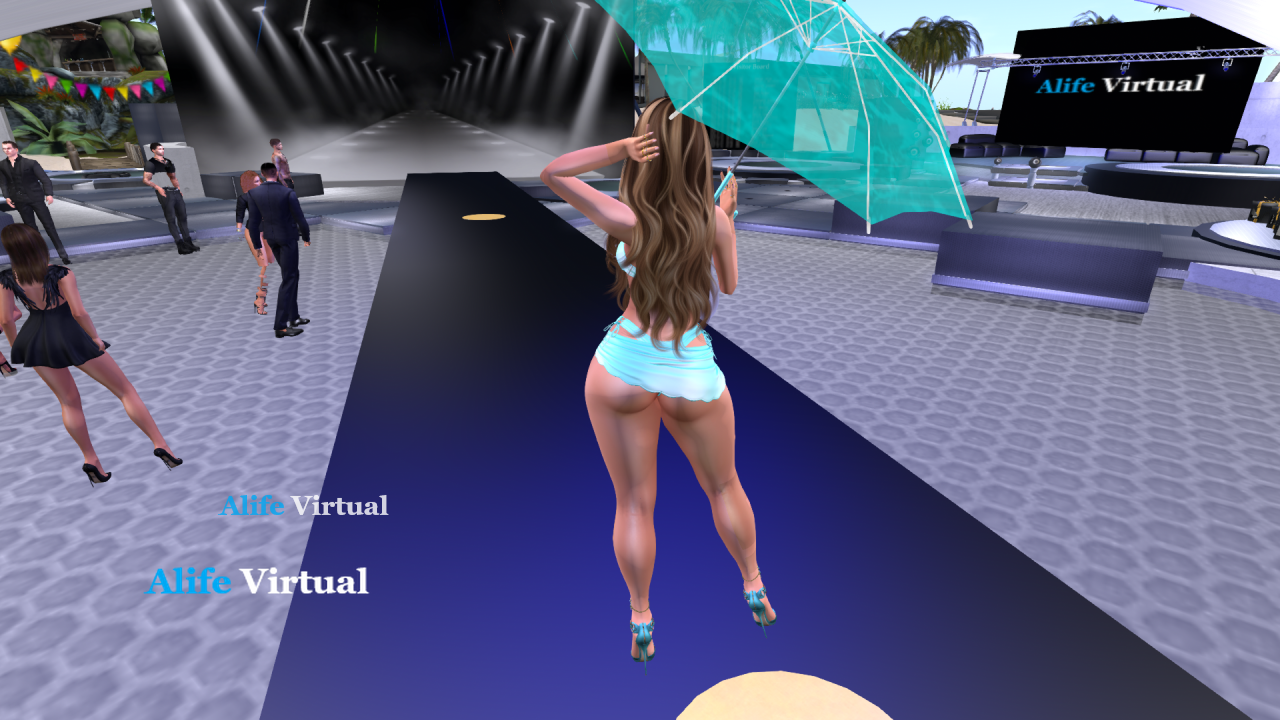 Fashion runway show in Alife Virtual