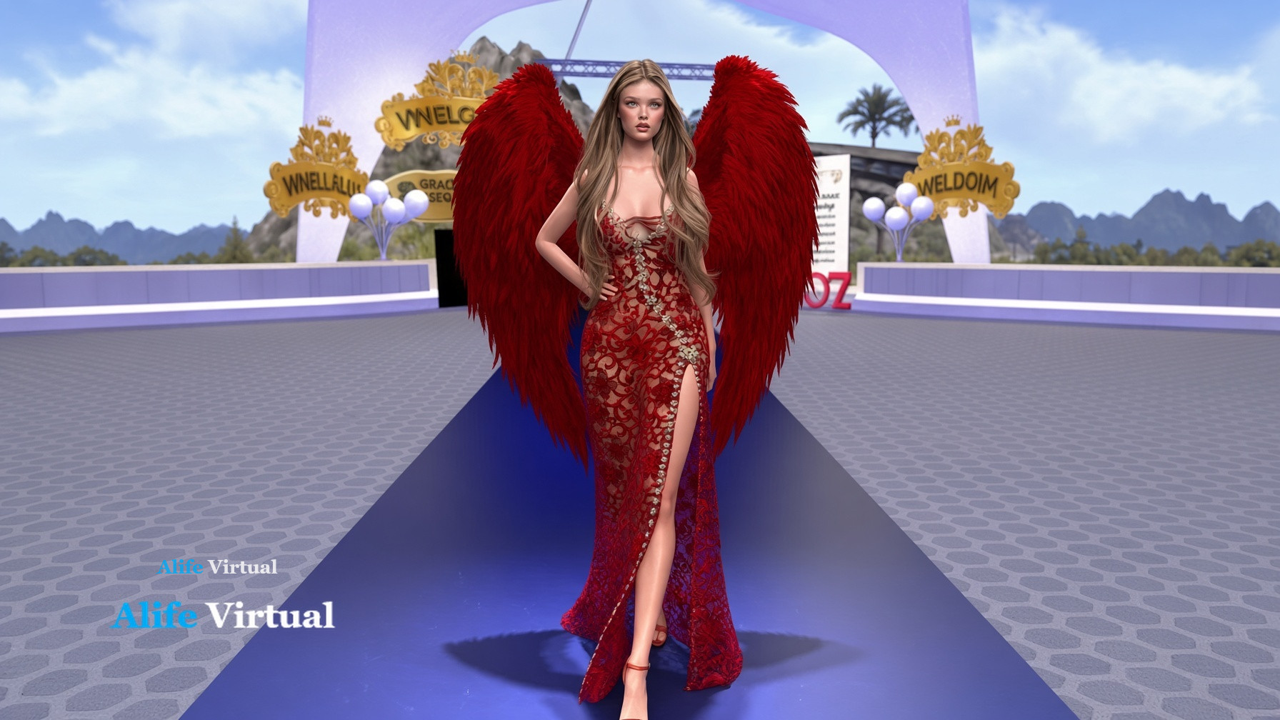 Fashion runway show in Alife Virtual