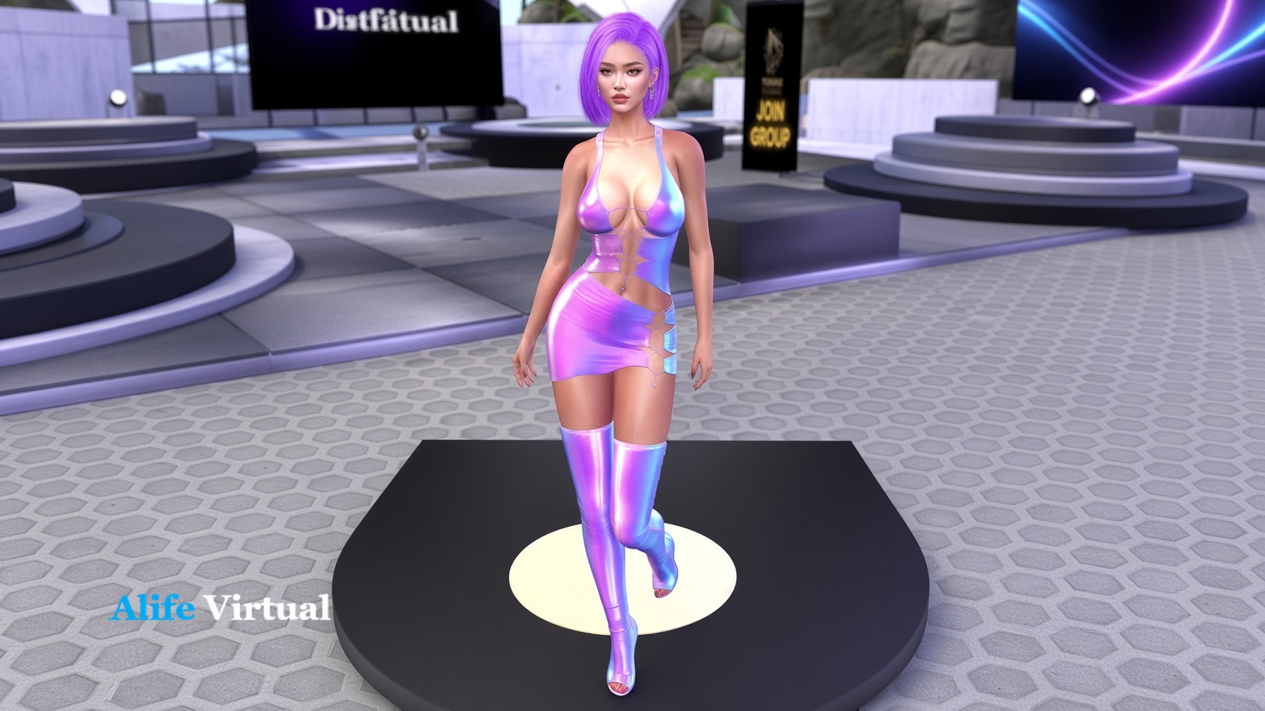 Fashion runway show in Alife Virtual