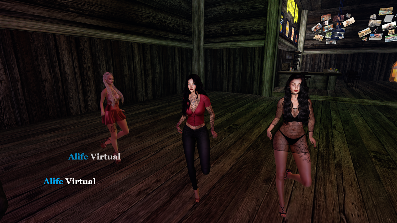 Live dance party in Alife Virtual