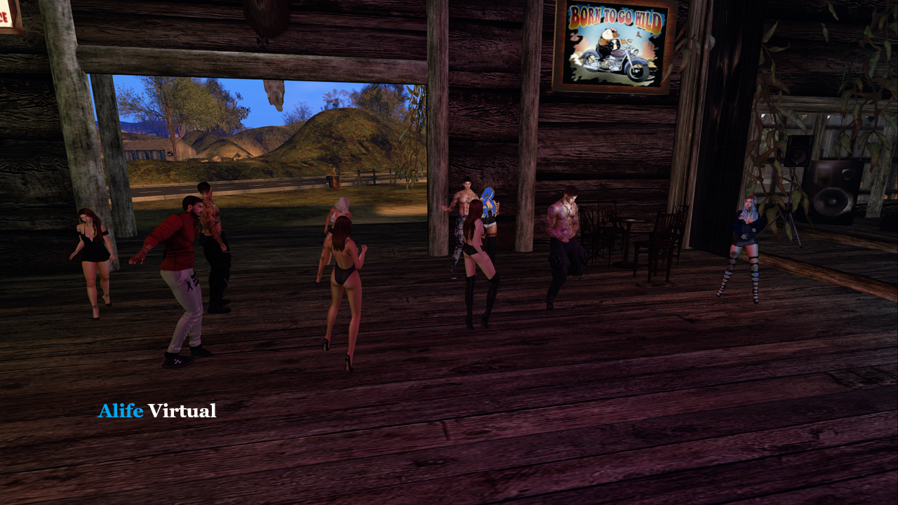 Live dance party in Alife Virtual
