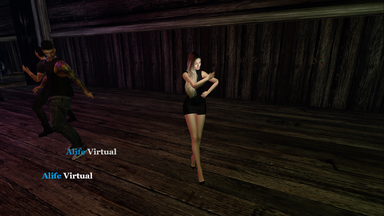Live dance party in Alife Virtual