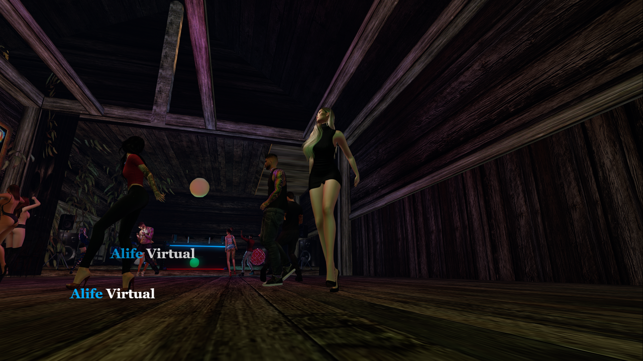 Live dance party in Alife Virtual