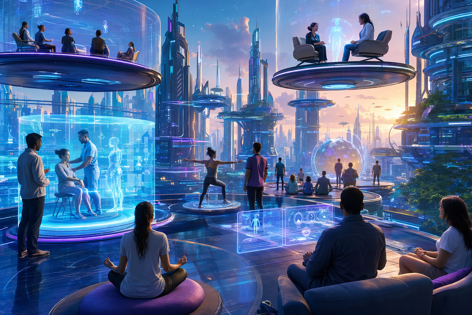 Metaverse Healthcare: Virtual Clinics and Therapy Spaces — Alife Virtual School