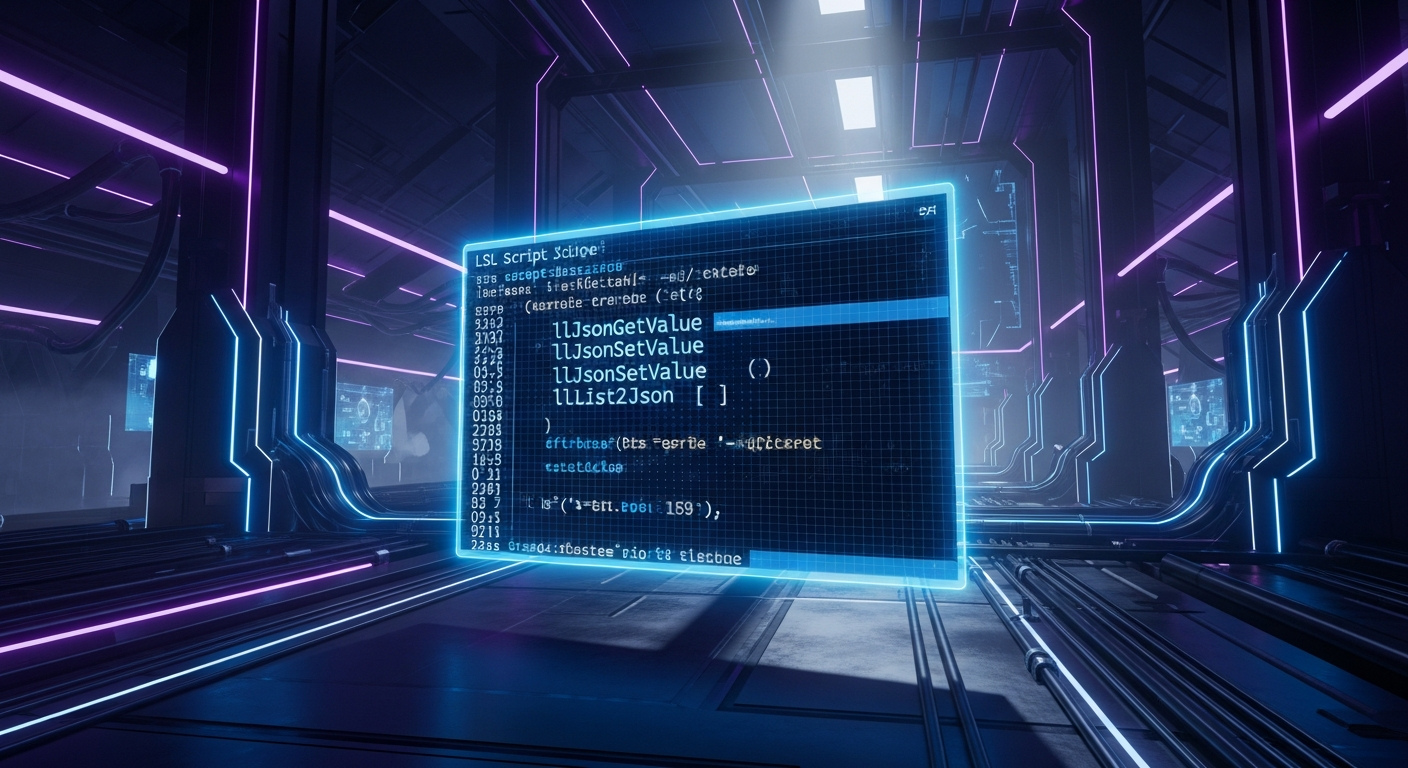 JSON Data Handling in LSL — Alife Virtual School