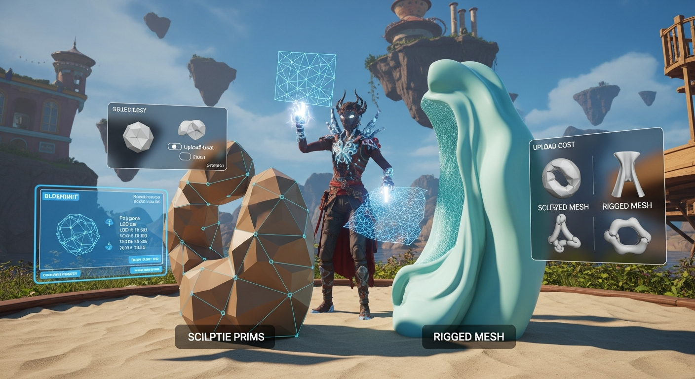 Sculpties vs Mesh — What You Need to Know — Alife Virtual School