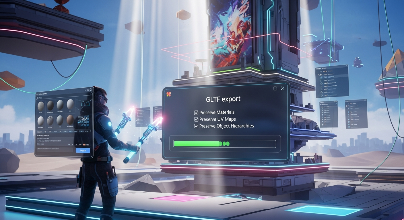 GLTF Scene Exports from Blender — Alife Virtual School
