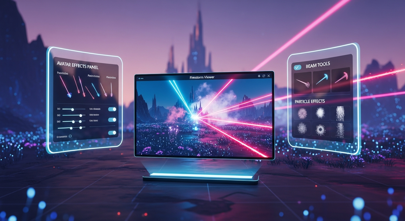 Particle Effects and Beam Tools in Firestorm — Alife Virtual School