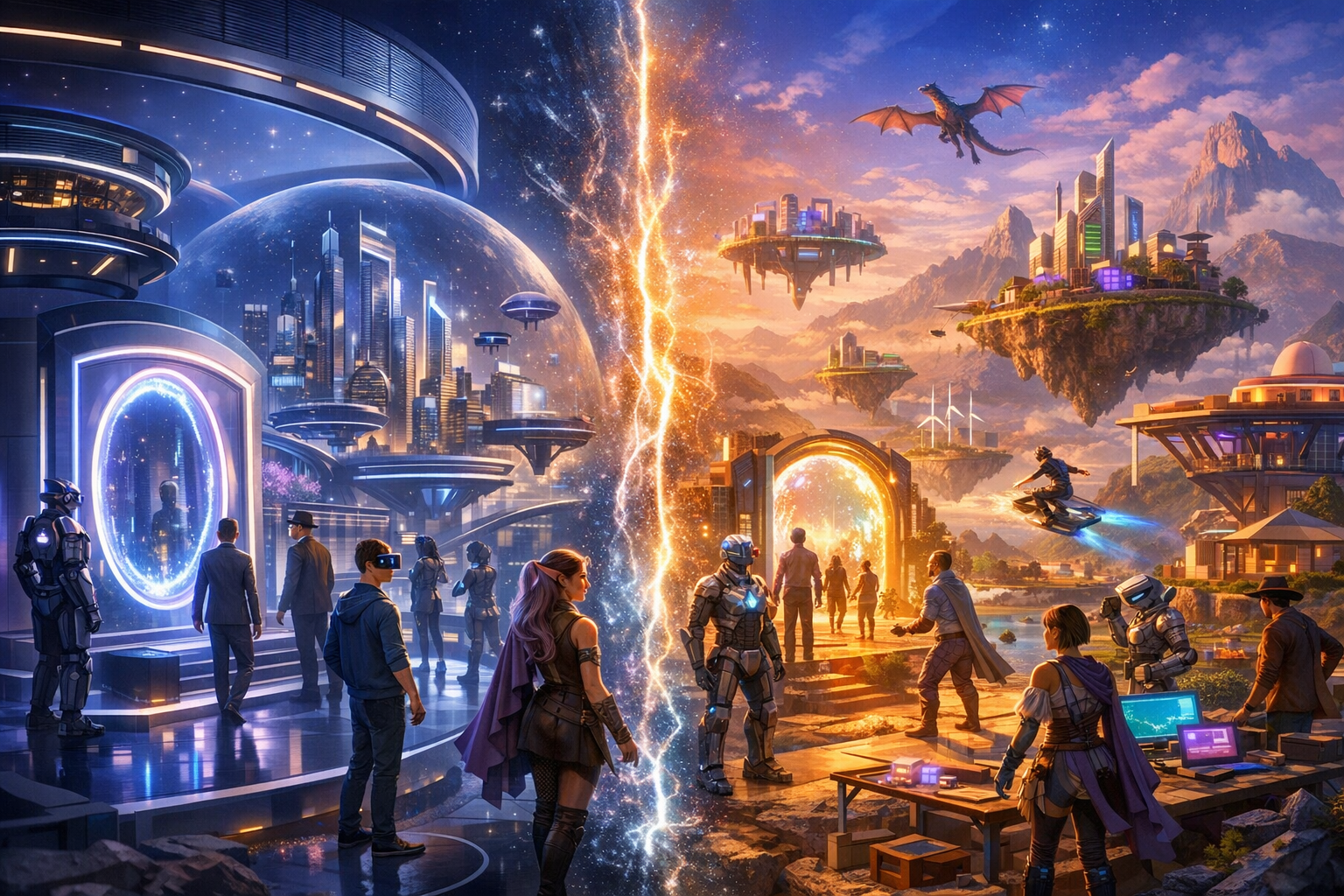 Open Metaverse vs Corporate Metaverse: What's the Difference? — Alife Virtual School