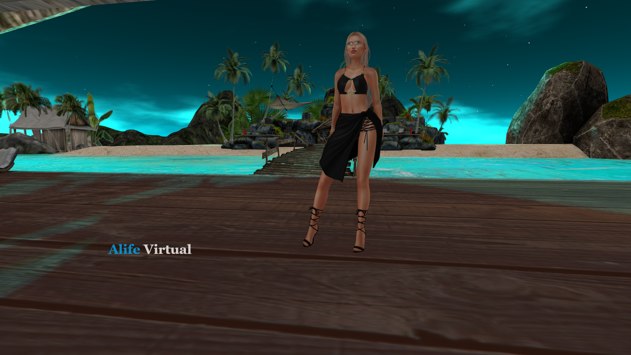Beach and swimsuit contest in Alife Virtual