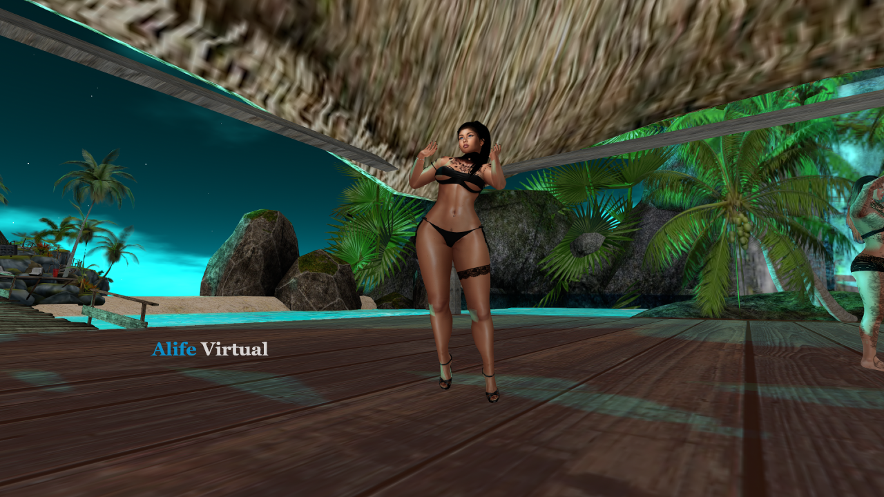 Beach and swimsuit contest in Alife Virtual