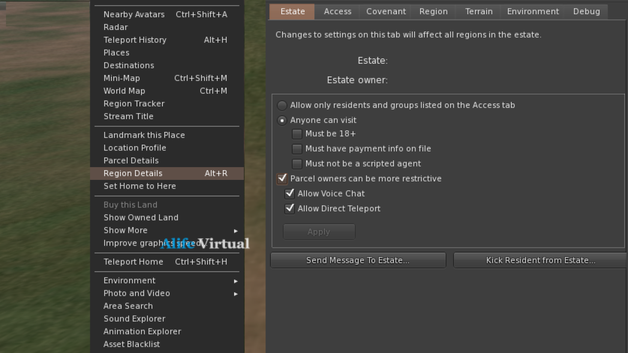 Alife Virtual - Photorealistic Virtual World