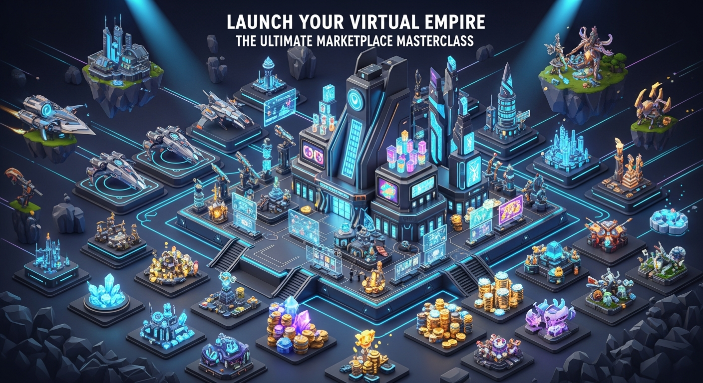 Launch Your Virtual Empire: The Ultimate Marketplace Masterclass