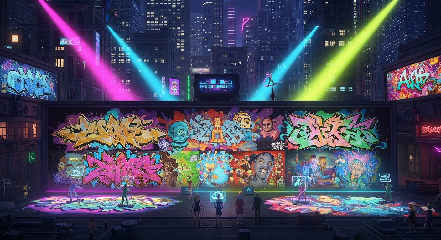 Alife's Massive Street Art Jam: Live Collaborative Graffiti Session