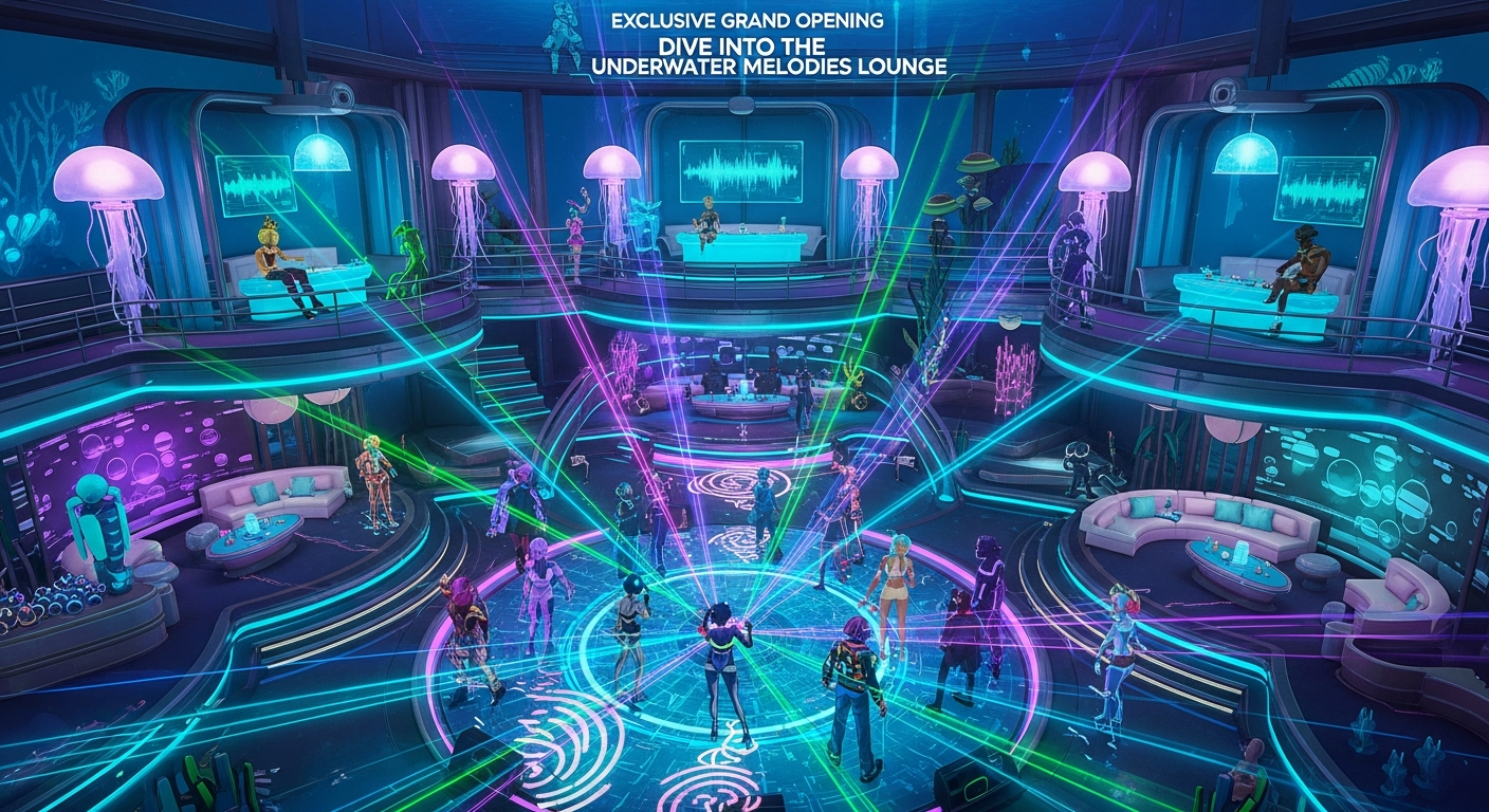 Exclusive Grand Opening: Dive Into The Underwater Melodies Lounge